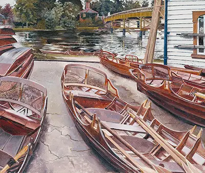Turk's Boatyard Cookham Stanley Spencer